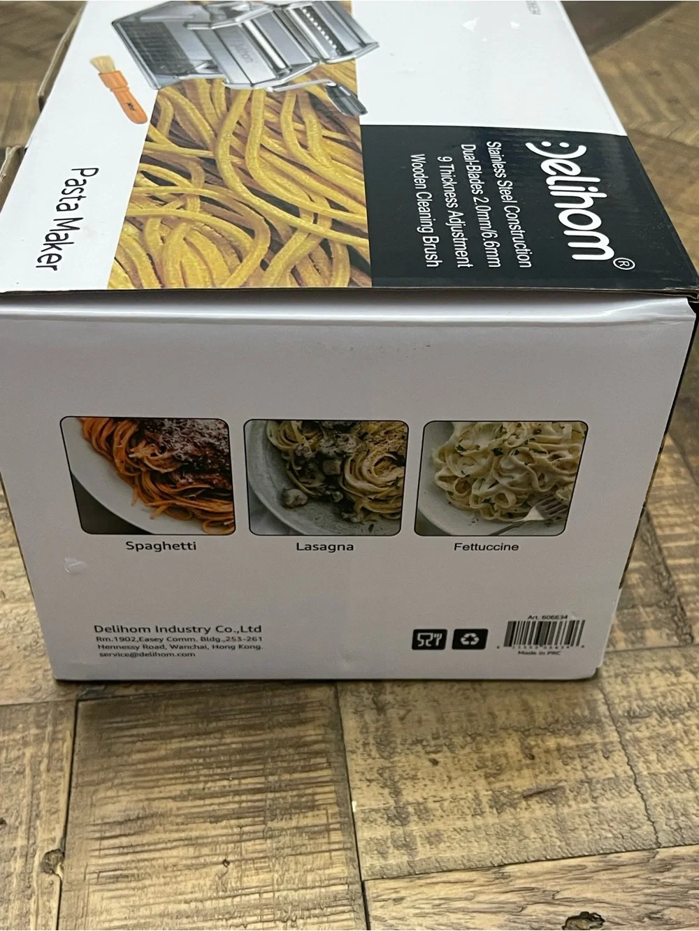 Delihom Manual Stainless Steel Pasta Maker set